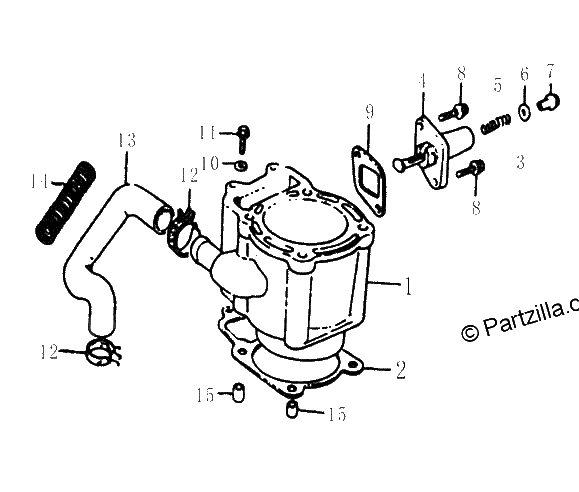 Diagrama de CYLINDER ASSY