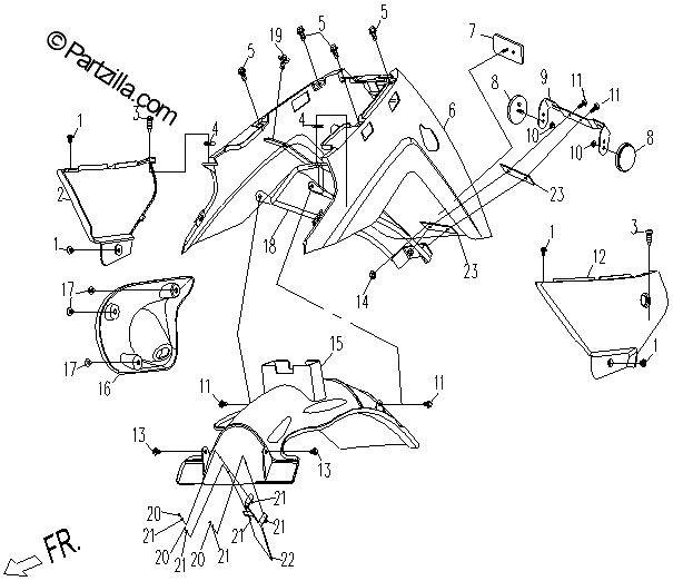 Diagrama de PLASTIC PARTS 3