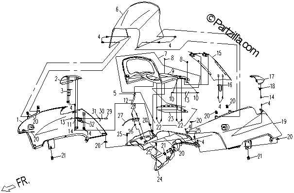 Diagrama de PLASTIC PARTS