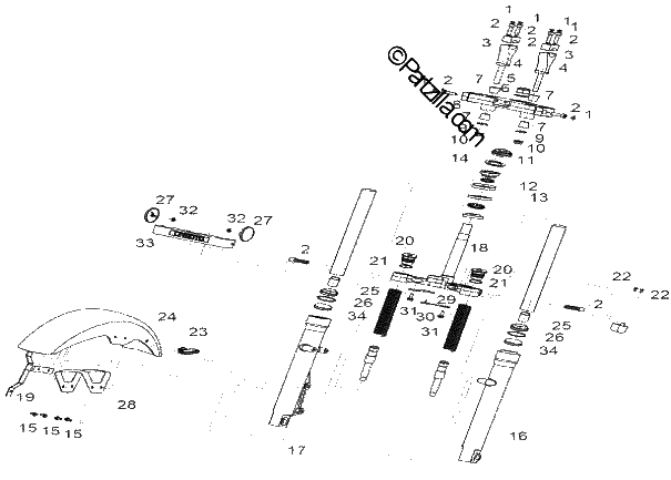 Diagrama de FRONT SUSPENSION