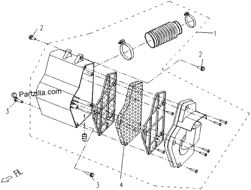 Diagrama de AIR FILTER