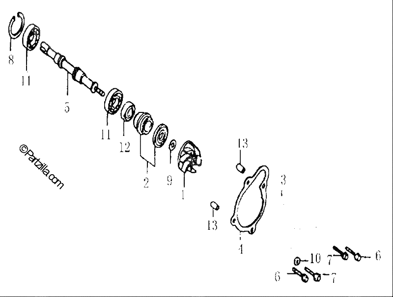 Diagrama de WATER PUMP