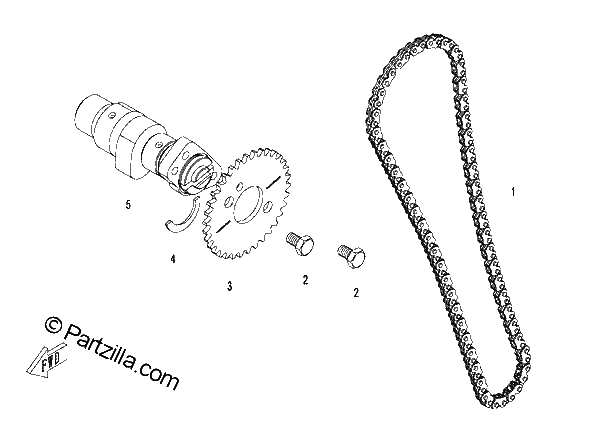 Diagrama de CAMSHAFT ASSY