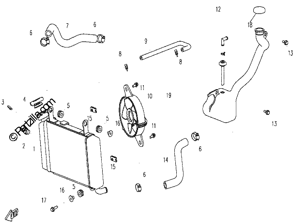 Diagrama de COOLING SYSTEM