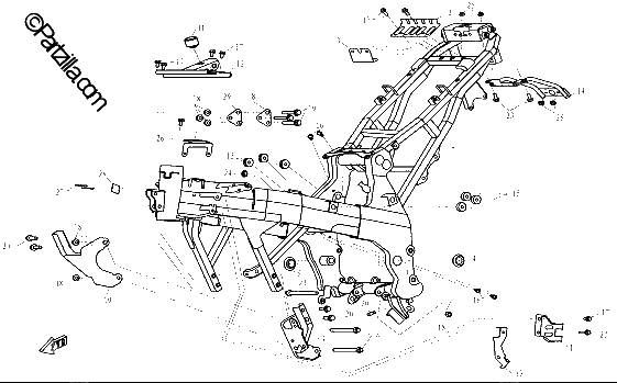 Diagrama de FRAME ASSY