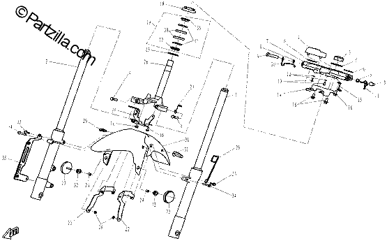Diagrama de FRONT SUSPENSION