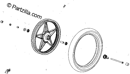Diagrama de FRONT WHEEL