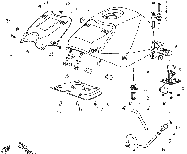 Diagrama de FUEL TANK