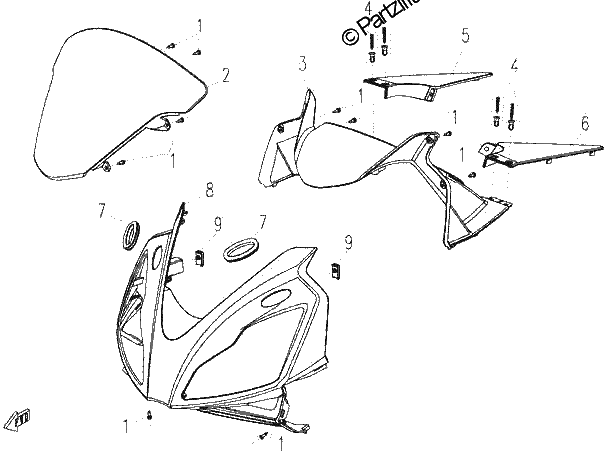 Diagrama de PLASTIC PARTS I