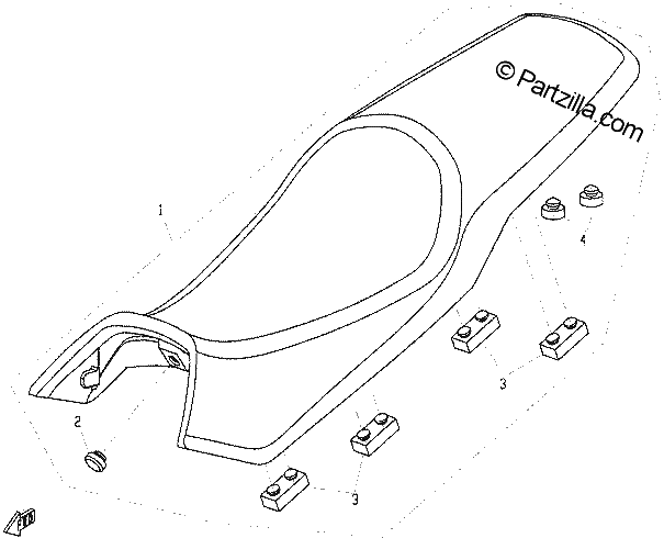 Diagrama de SEAT ASSY