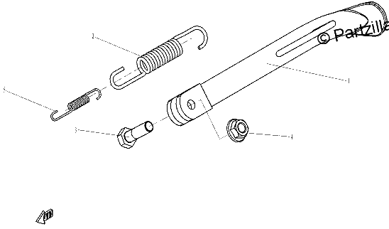 Diagrama de SIDE STAND