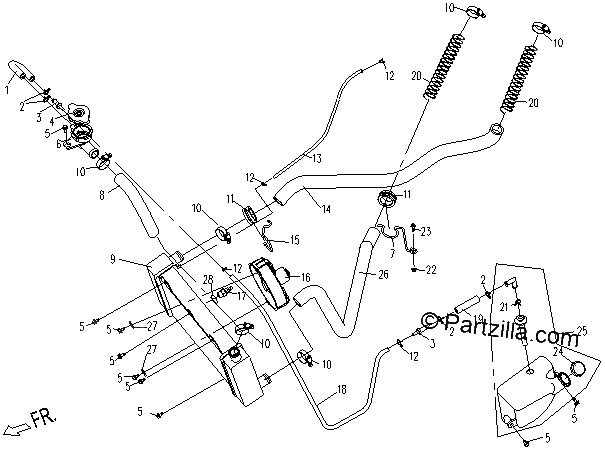 Diagrama de COOLING SYSTEM