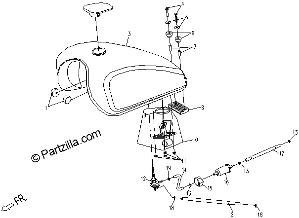 Diagrama de FUEL TANK