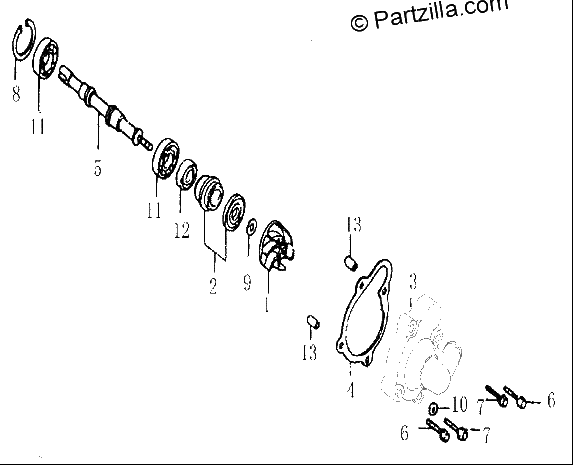 Diagrama de WATER PUMP