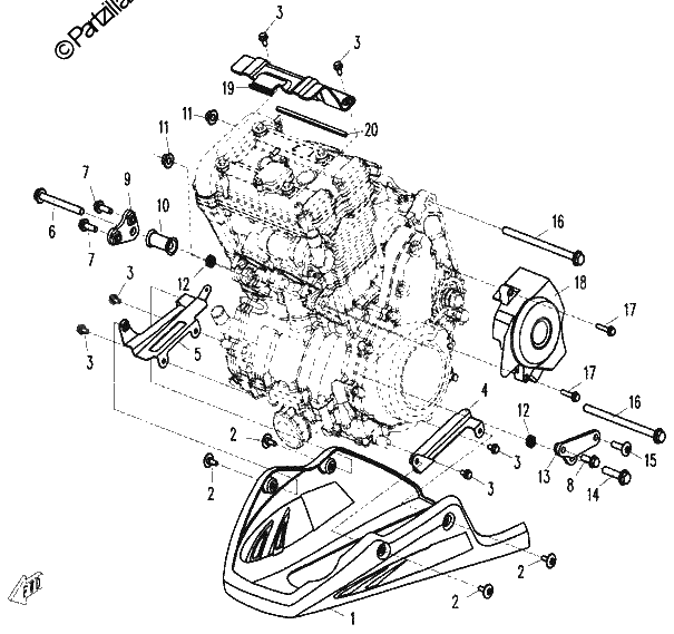 Diagrama de ENGINE FITTINGS