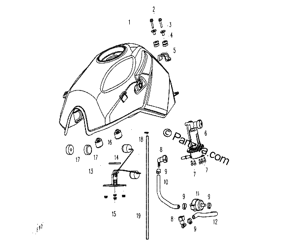 Diagrama de FUEL TANK