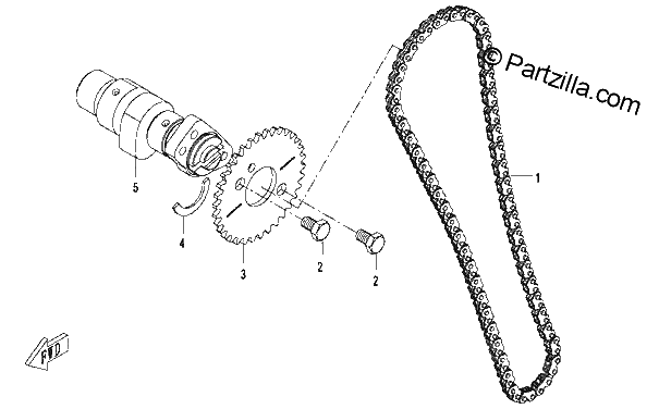 Diagrama de CAMSHAFT TIMING CHAIN