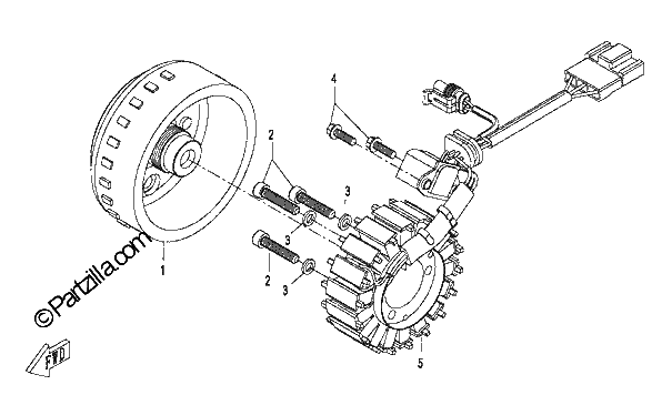 Diagrama de FLYWHEEL ASSY