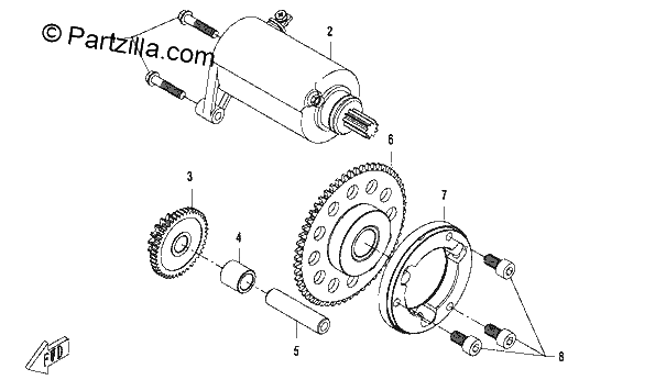 Diagrama de STARTING MOTOR