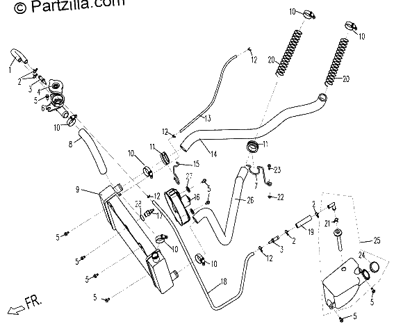 Diagrama de COOLING SYSTEM
