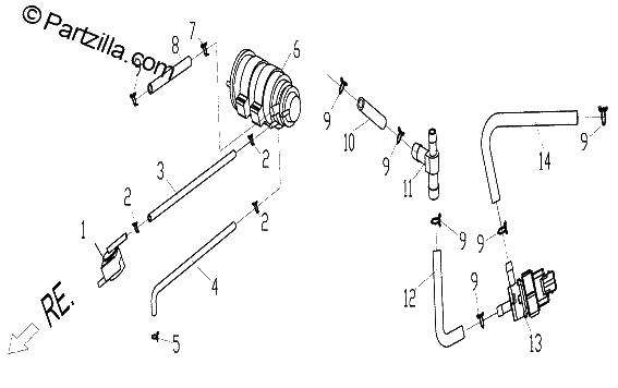 Diagrama de FUEL VAPOR SYSTEM
