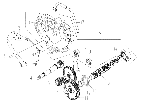 Diagrama de GEAR BOX