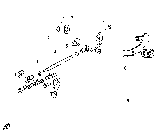 Diagrama de GEARSHIFT LEVER