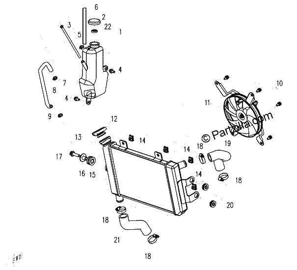 Diagrama de COOLING SYSTEM