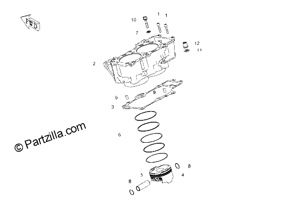 Diagrama de CYLINDER BODY