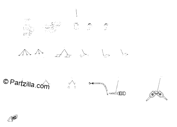 Diagrama de LOCK ASSY