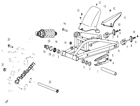 Diagrama de REAR SUSPENSION