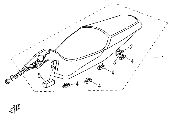Diagrama de SEAT ASSY