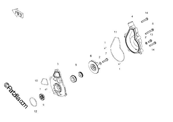 Diagrama de WATER PUMP