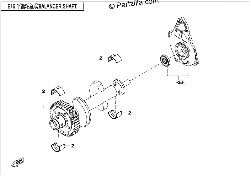 Diagrama de BALANCER SHAFT