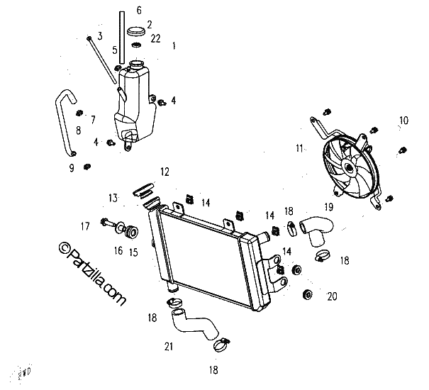 Diagrama de COOLING SYSTEM