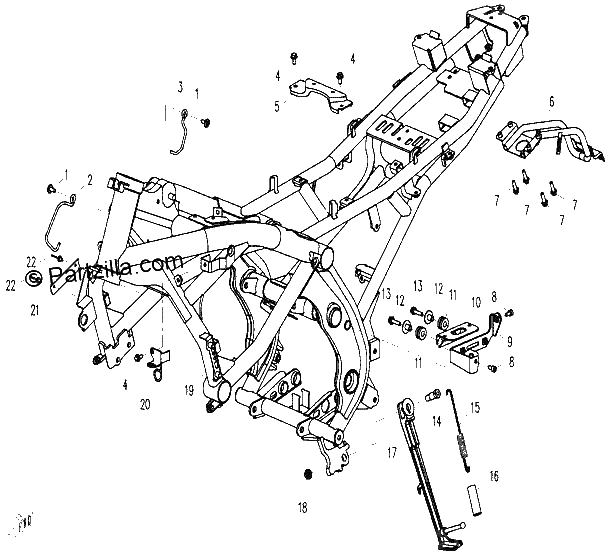 Diagrama de FRAME ASSY