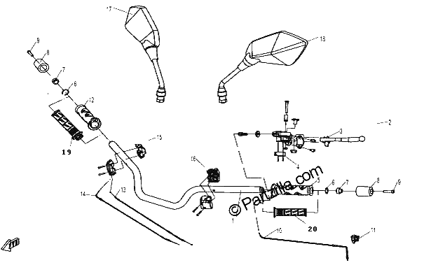 Diagrama de STEERING SYSTEM