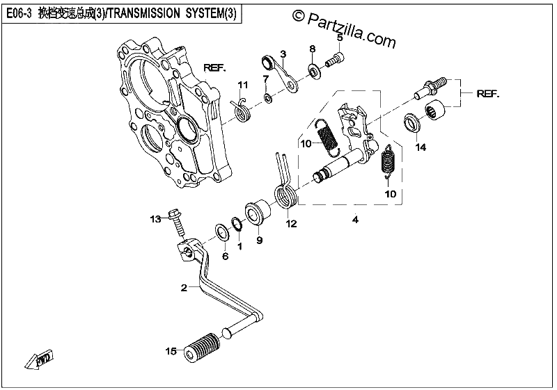 Diagrama de TRANSMISSION SYSTEM 3