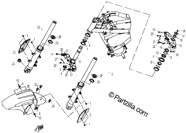 Diagrama de FRONT SUSPENSION