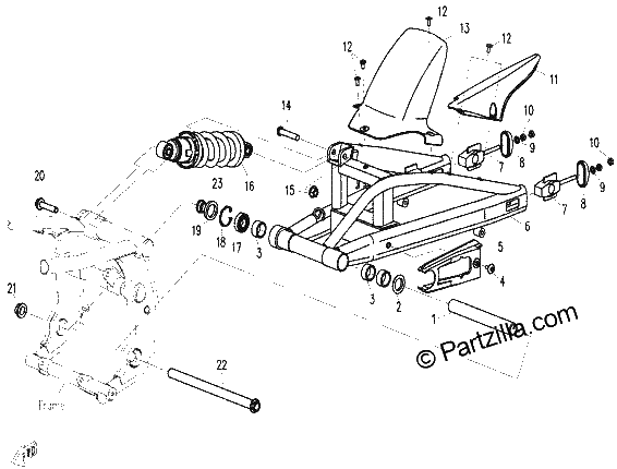 Diagrama de REAR SUSPENSION