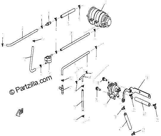 Diagrama de FUEL EVAPORATION RECYCLE SYSTEM