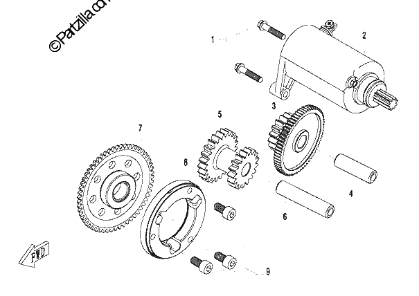 Diagrama de ELECTRIC STARTING