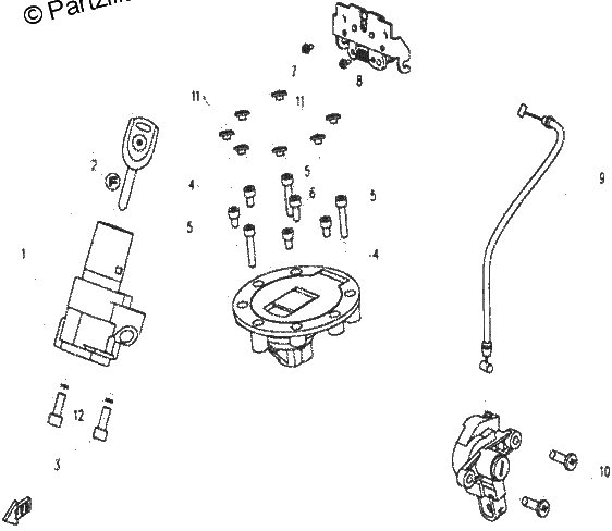 Diagrama de LOCK KITS