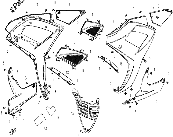 Diagrama de PLASTIC PARTS II