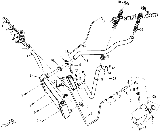 Diagrama de COOLING SYSTEM
