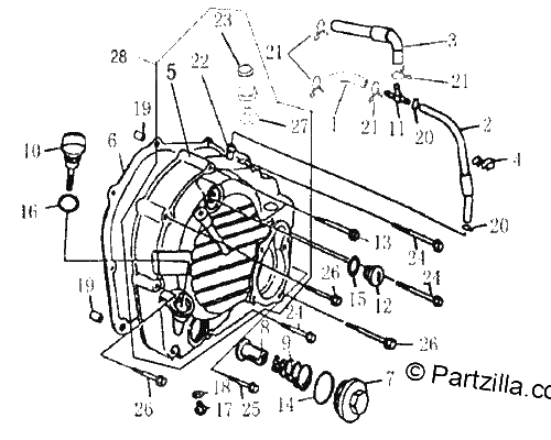 Diagrama de RIGHT SIDE COVER