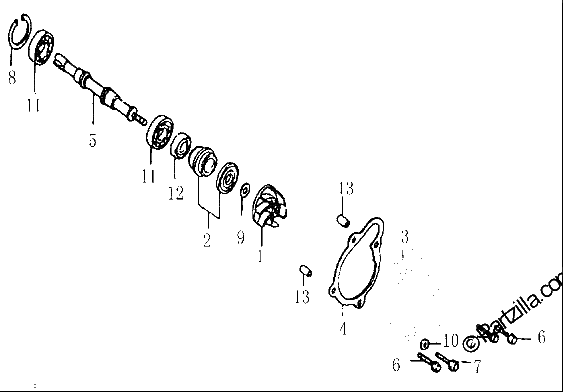 Diagrama de WATER PUMP