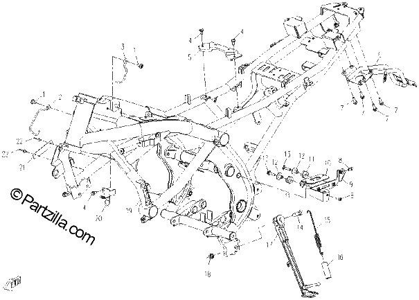 Diagrama de FRAME ASSY