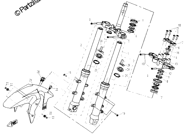 Diagrama de FRONT SUSPENSION