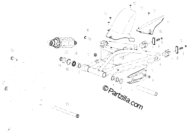 Diagrama de REAR SUSPENSION